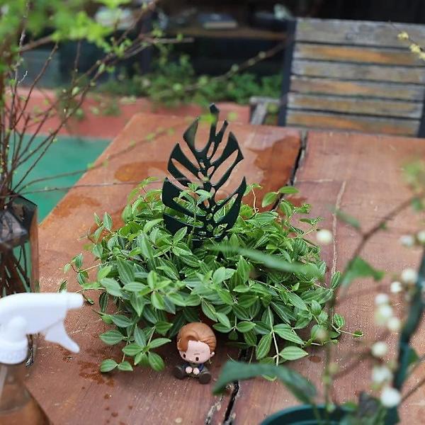 Plante klatrestativ stabelbar blomst vinholder espalier robust og holdbar stærk planteunderstøttelse (størrelse: 26x10cm) grøn 2stk