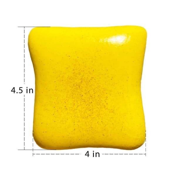 Långsamt stigande Squishy Brödset, Smörformade Stressbollar, Fidget Sensoriska Leksaker för Lugnande, ADHD Lindringspresent, Partyfavorit, Julklapp Buttery Yellow-1pcs