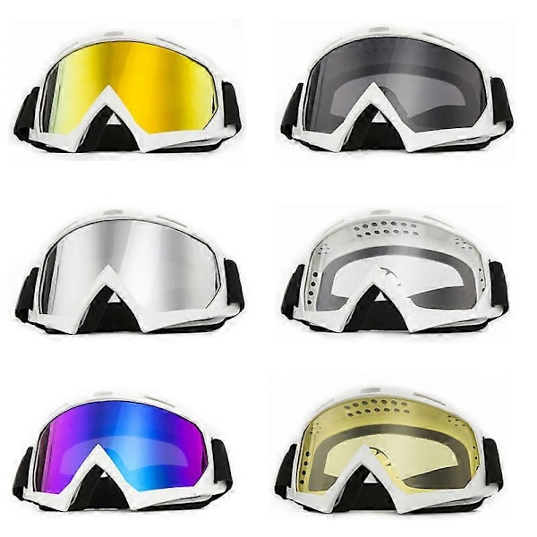 Top Duskproof Motocross Briller Voksen Vindtætte Udendørs Skibriller Dirt Bike Briller Egnet til KTM Motorcykel Unisex 3