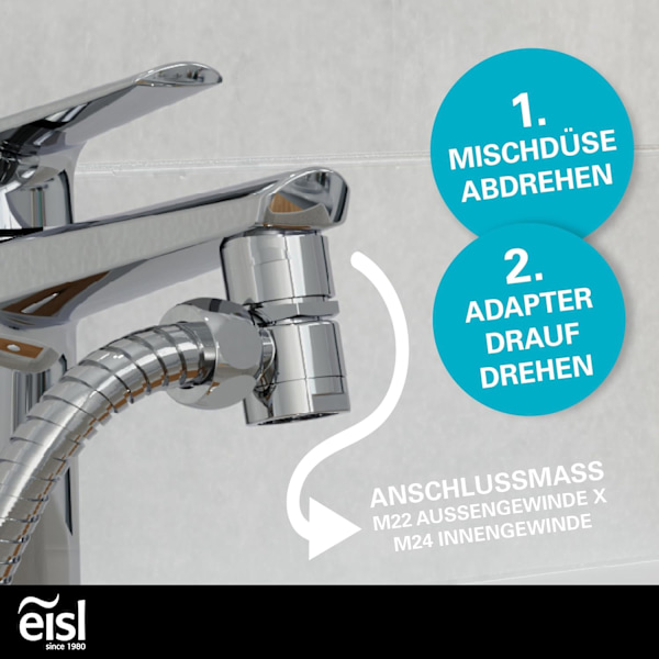 Eisl DX25 - Brusekar, Acrylonitril butadien styren, Krom