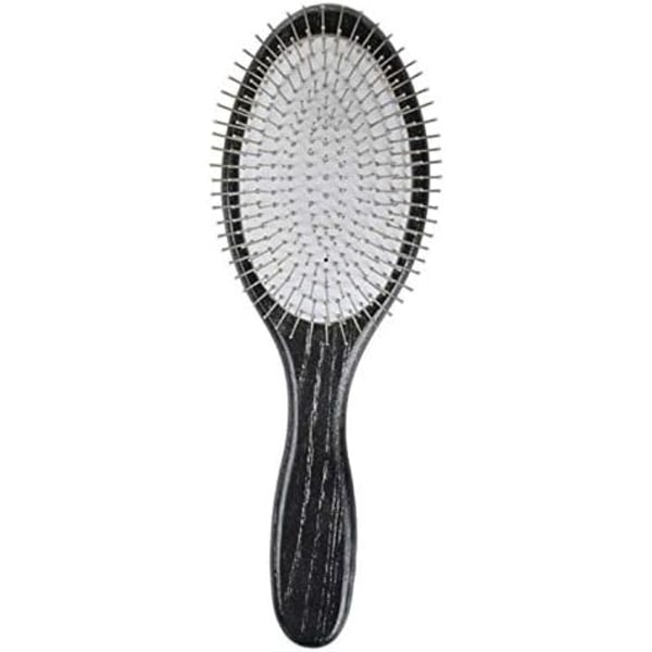 Paddle Detangler Brush - Hårbørste med metallbørster for kvinner/menn/barn som løsner og masserer, antistatisk, best for alle hårtyper