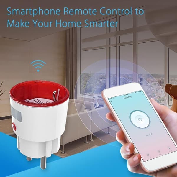 Tuya WIFI Strømstik 16A Zigbee 3.0 EU Smart Stikdåse Trådløs 1PC