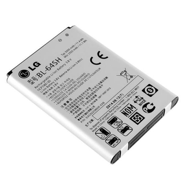 Äkta original LG Volt LS740 standardbatteri [100 % officiellt original, telefon medföljer ej] OEM BL64SH