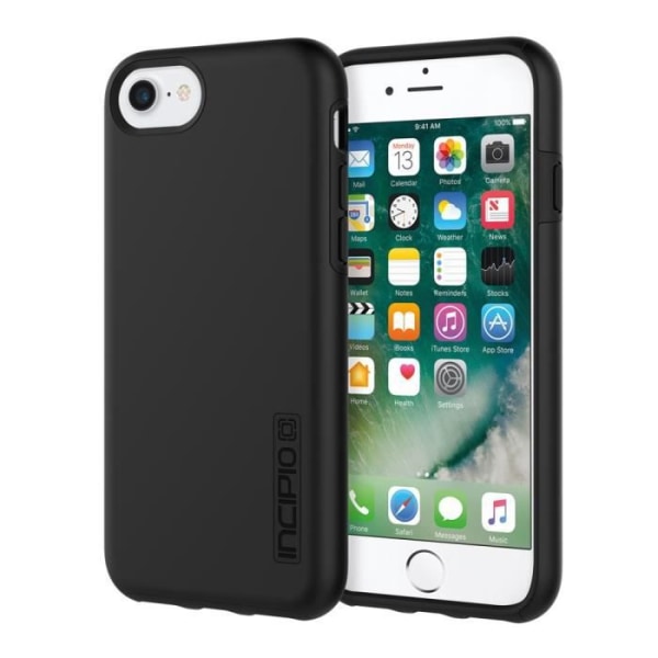Incipio DualPro, skal, Apple, iPhone 7, iPhone 6, iPhone 6s, 11,9 cm (4,7"), svart