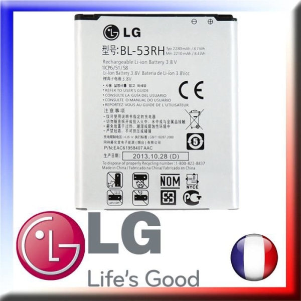 ORIGINAL Batteri BL-53RH för LG E975w