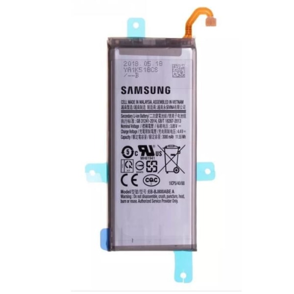 Batteri Original Samsung EB-BJ800ABE 3000mAh batteri för Galaxy A6 2018 - J6 2018