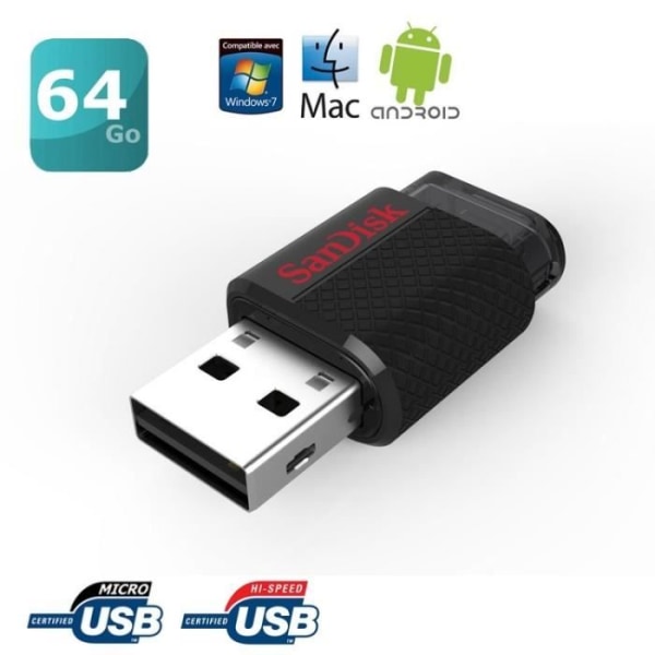 SanDisk Ultra Dual Drive USB 64 GB