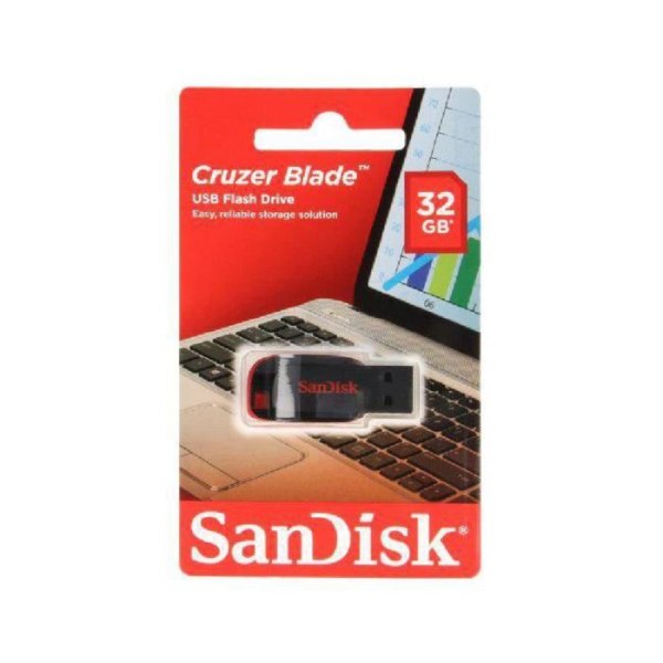 USB nøgle - CRUZER BLADE - USB 2.0 - 32GB - SANDISK