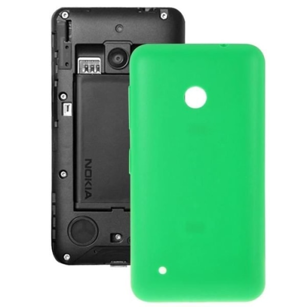 Bakstycke Nokia Solid Color Plast Batteriskydd Lumia 530 Rock M-1018 RM-1020 grön