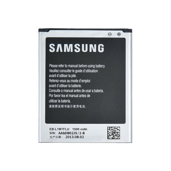 Originalt Samsung EBL1M7FLU 1500mAh Galaxy S3 Mini batteri - Lithium Ion - 3,8V - 30g