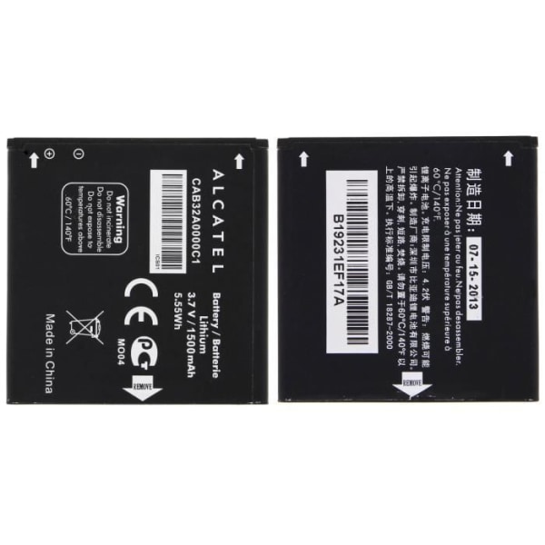 Original Alcatel batteri CAB32A0000C1 3,7V och 1500mAh för Alcatel One Touch Star