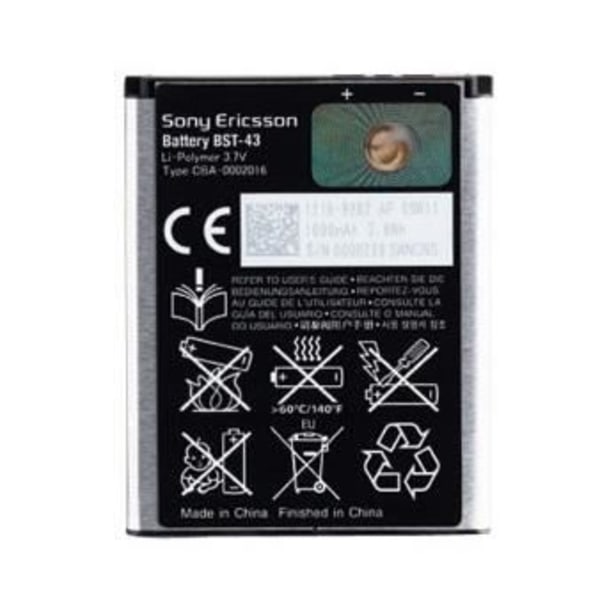 Batteri Original Sony Ericsson BST-43 BST43 (1000 mAh) 3.7V