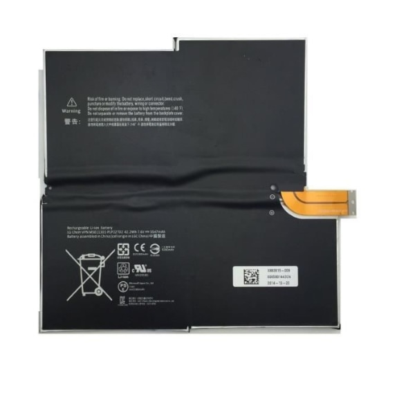Laptopbatteri 7,6V 42,2WH Batteri för MICROSOFT SURFACE PRO 3 1577-9700 MS011301-PLP22T02