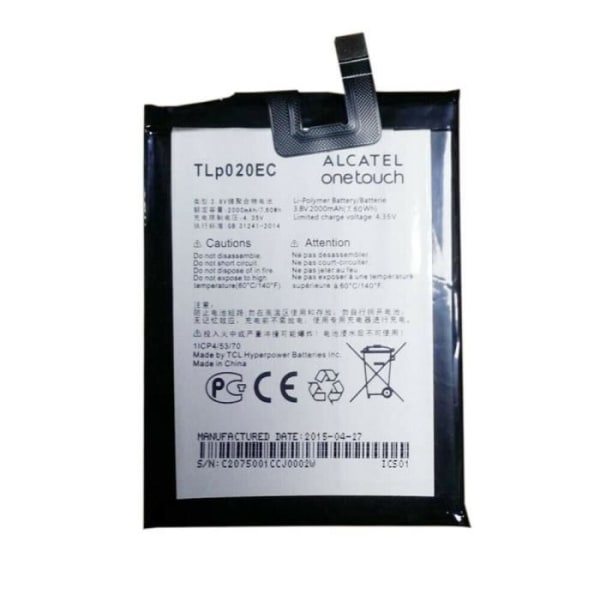 Original batteri för Alcatel One Touch Pop Up / TLp020EC