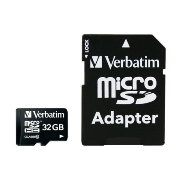 VERBATIM 32GB Premium Class 10 MicroSDHC-minneskort