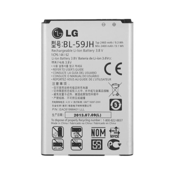 Batteri BL-59JH 3,8V 2460mAh LG P710 Optimus L7 II