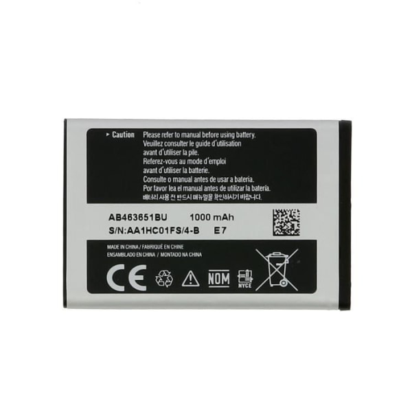 Original Samsung batteri AB463651B för Samsung B3410 / Rex 60 / Rex 70 / Corby