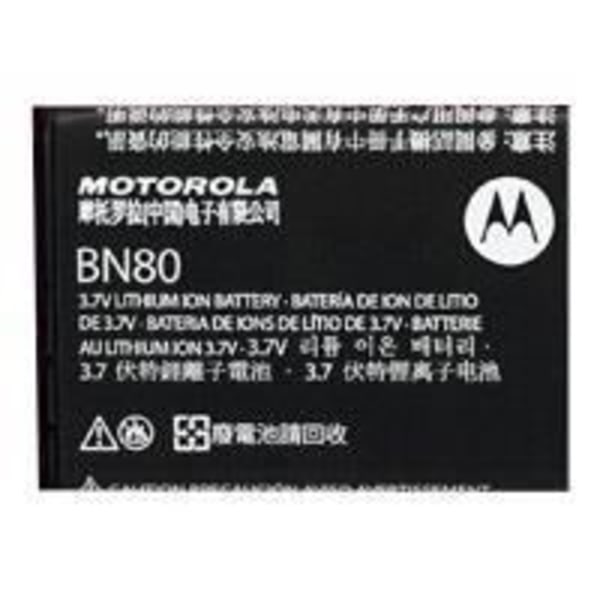 Original Motorola BN80 batteri - Backflip i886, Enzo, i886, MB300, ME600, Motus