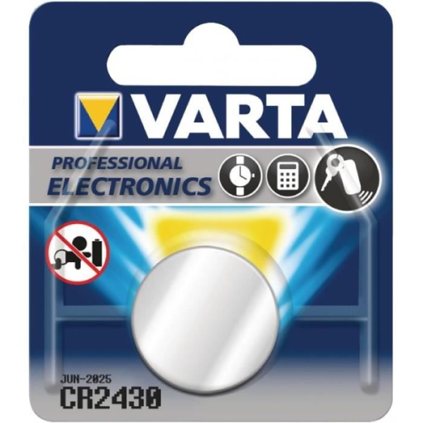 VARTA CR2430 3 V litiumknappcellsbatteri 1-blister