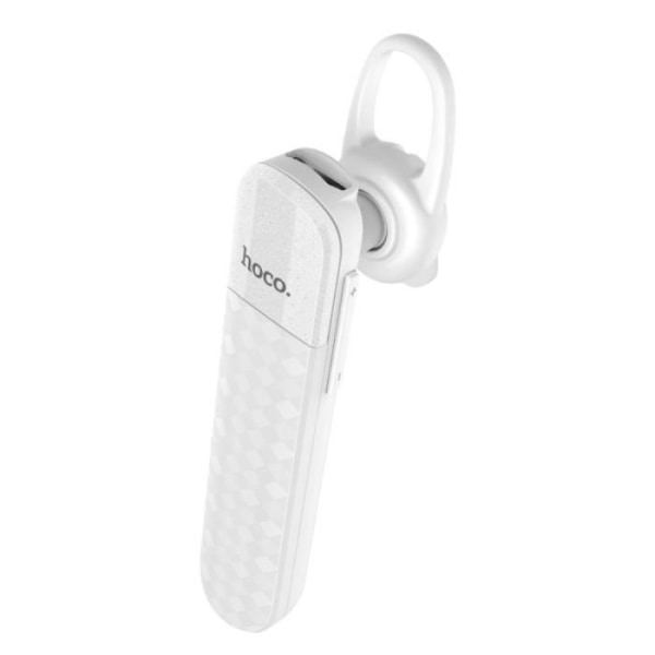 HOCO E25 Bluetooth 4.2 Single Earbud Mystery Earphone med Mic - Vit