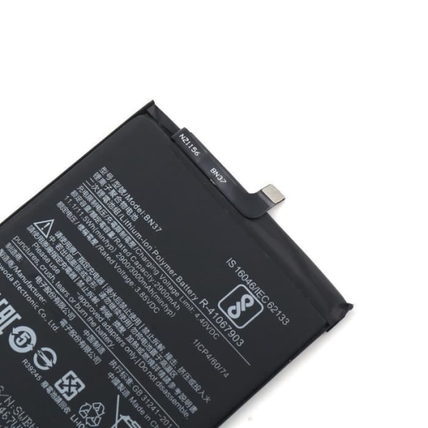 XIAOMI REDMI 6/6A originalt backup batteri 3000mAh Akku BN37