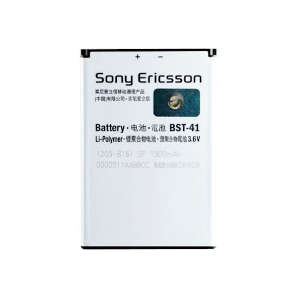 Original Sony Ericsson BST41 batteri - Lithium-polymer - 3.7V