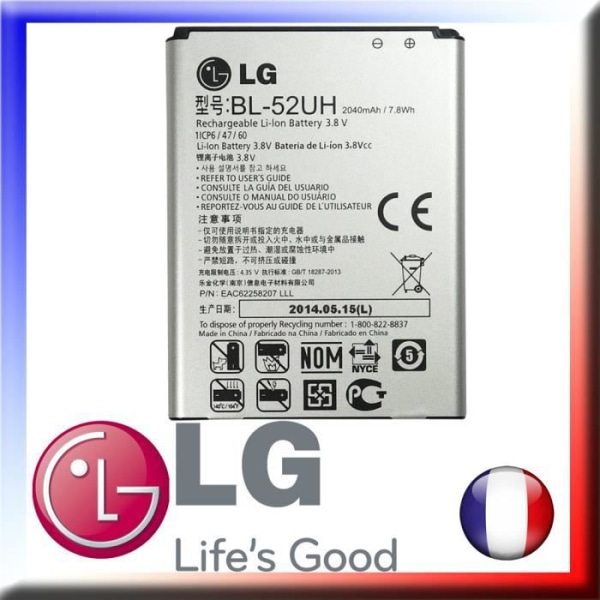 ORIGINAL Batteri BL-52UH för LG L70 D320