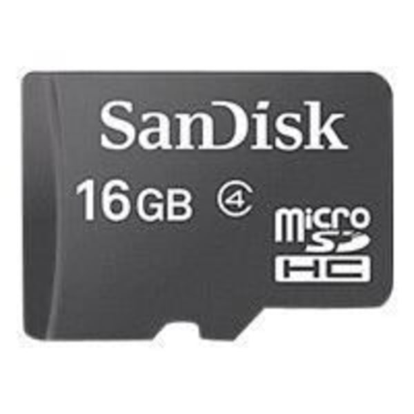 SANDISK SDSDQB-016G-B35 MICRO SECURE DIGITAL (MICROSD) flashminneskort - 16 GB - Svart - Klass 2