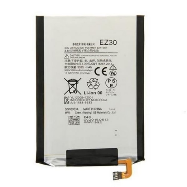 EZ30 3025mAh Li-Polymer Batteri Motorola Nexus