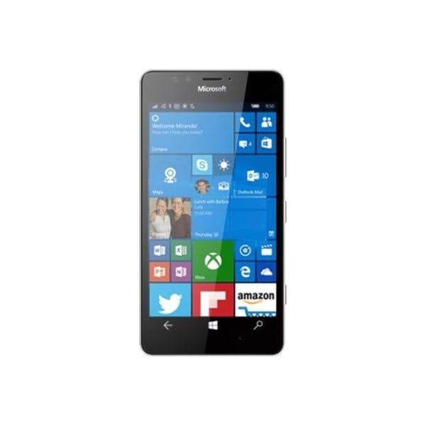 Microsoft Lumia 950 Smartphone 4G LTE 32 GB microSDXC GSM-kortplats 5,2" 2560 x 1440 pixlar (564 ppi) AMOLED 20 MP (främre kamera-A00026116