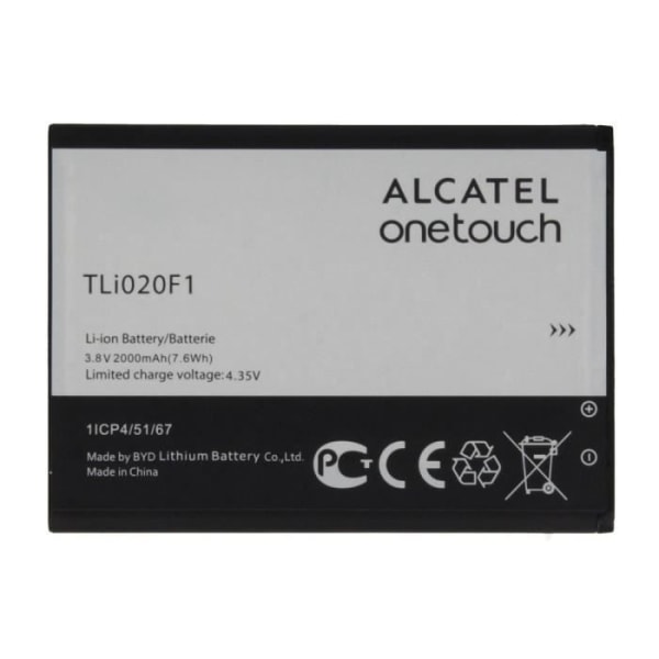 Originalt Alcatel TLi020F1 batteri til Alcatel One Touch 7040D