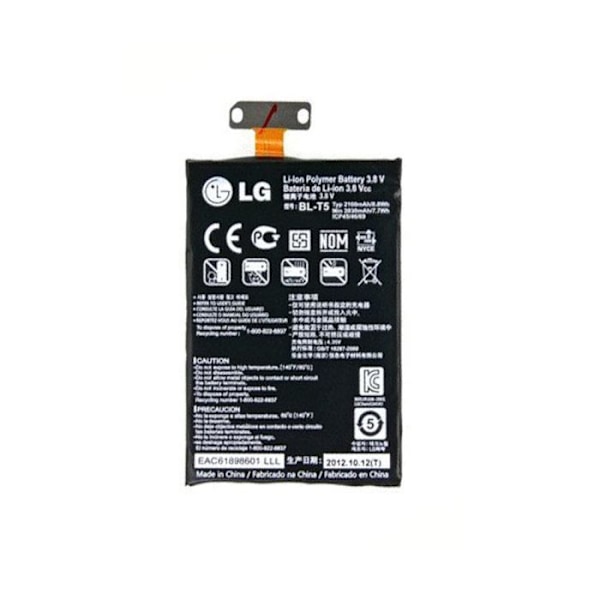 Originalt LG Nexus 4 E960 batteri - BL-T5 - Lithium-polymer - 2100 mAh - 3,8 V