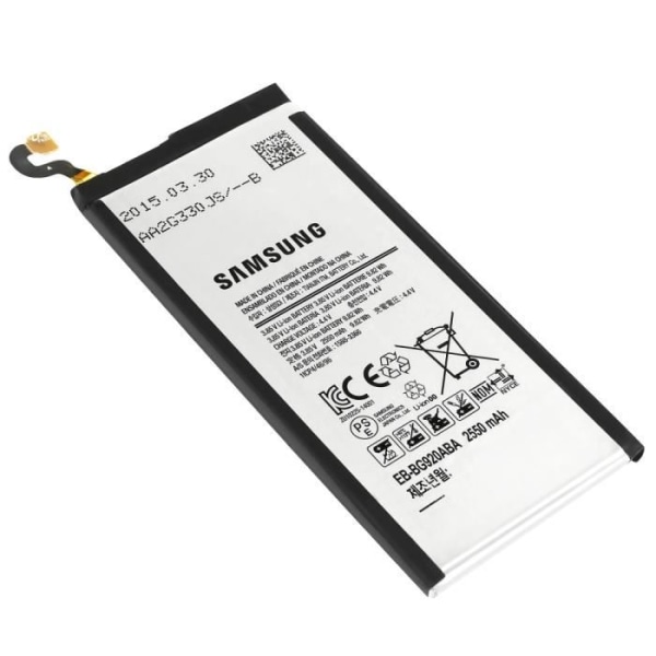 Äkta original Samsung Galaxy S6 standardbatteri [100 % officiellt original, telefon medföljer ej]