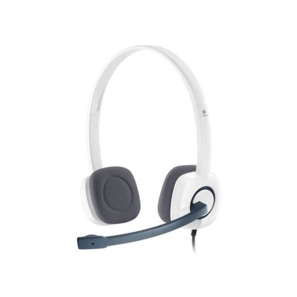 Headset - Hörlur - Hörsnäcka - Logitech - Logitech H150 Coconut Stereo Headset med Mic 981-000350