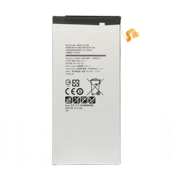 Eb-ba800abe 3050mah Uppladdningsbart Li-ion-batteri för Galaxy A8 / A8000 / A800f / A800s / A800yz - 225159 Svart