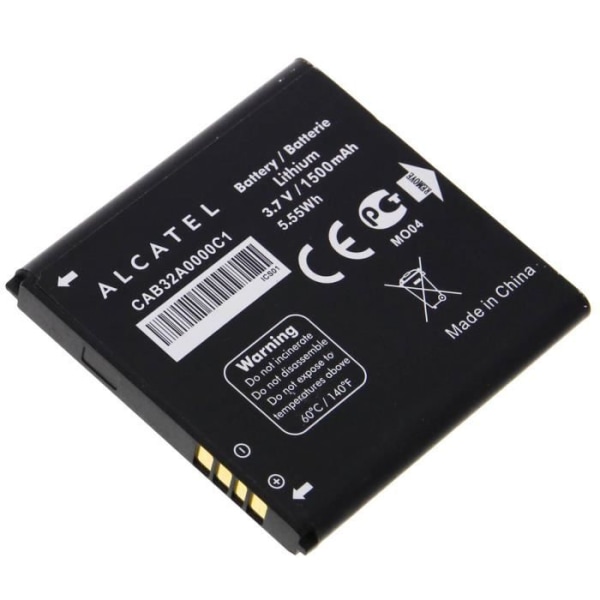 Original Alcatel batteri CAB32A0000C1 3,7V och 1500mAh för Alcatel One Touch Star