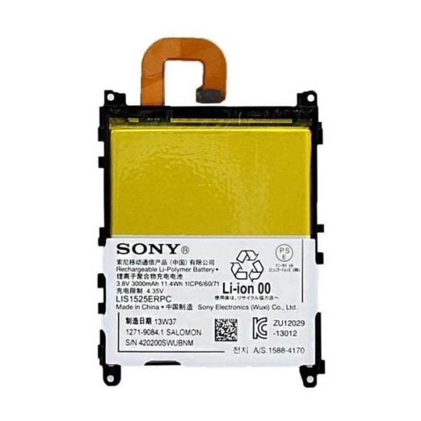 Originalt Sony LIS1525ERPC batteri til Xperia Z1 L39H (3000 mAh)