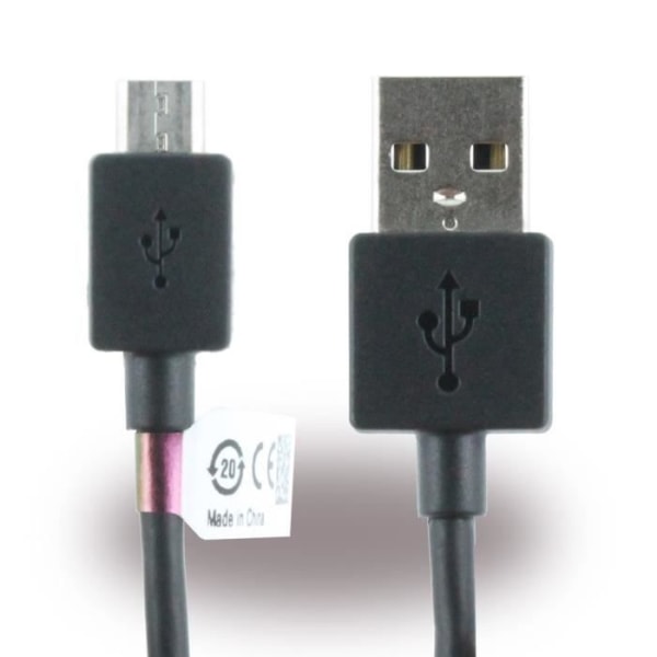 Sony - EC801 / EC803 - Micro USB Datakabel - 1m Sort