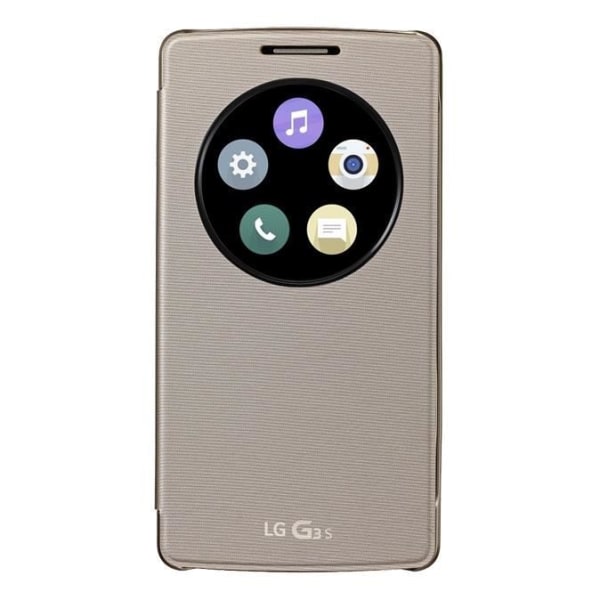 LG QUICK WINDOW CIRCLE G3S GOLD FODRAL CCF-490G.AGE...