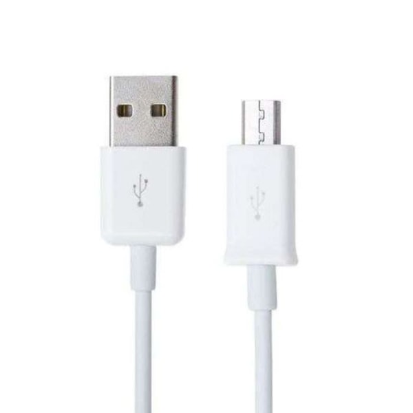 Til SAMSUNG GALAXY A3: Originalt hvidt usb-kabel Ecb-du4awe