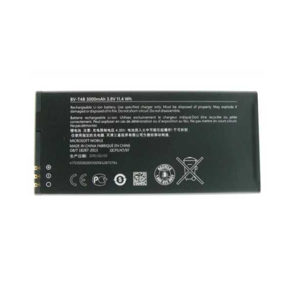 BV-T4B 3000mAh batteri för Nokia Lumia 640XL