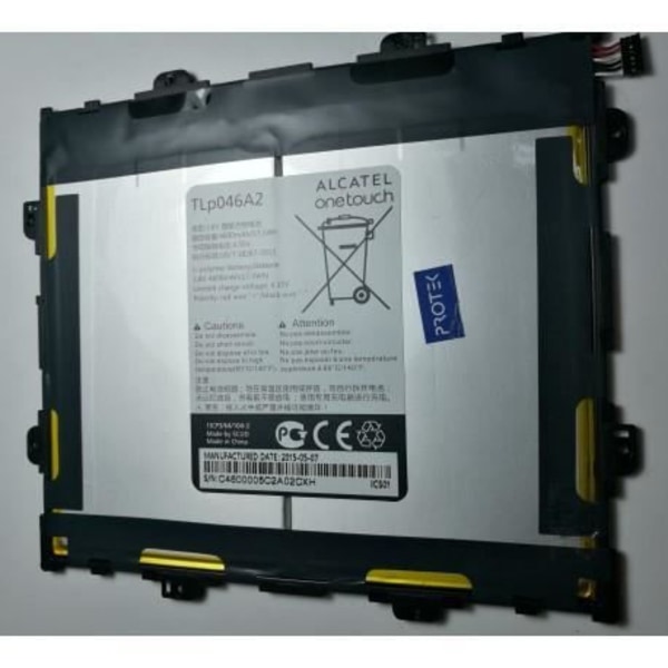 Batteri batteri surfplatta Alcatel p360x version 3g TLP046A2 3,8V