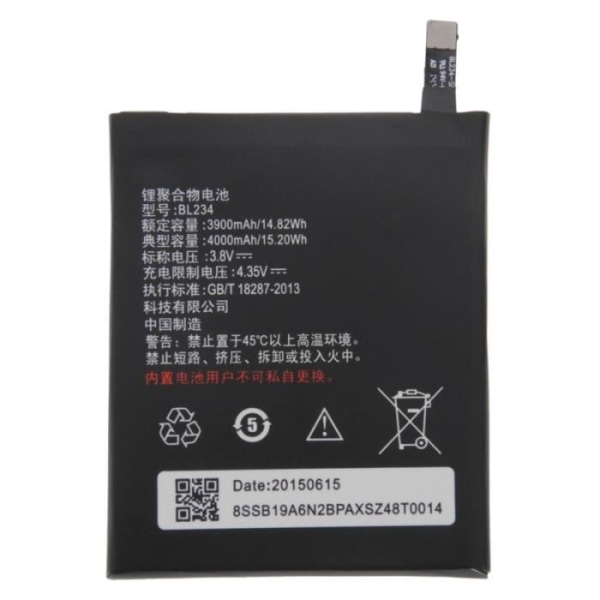 Batteri til Lenovo P70 / P70t reservedel BL234 Li-Polymer Genopladelig Andet