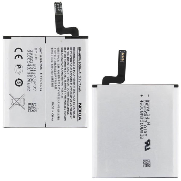 Originalt Nokia Lumia 625 batteri - 2000mAh - BP-4GWA