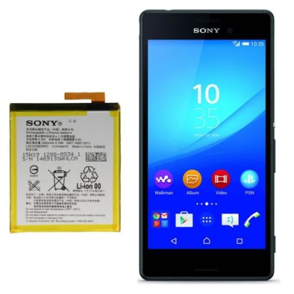 LIS1576ERPC Original batteri Sony Xperia M4 Aqua