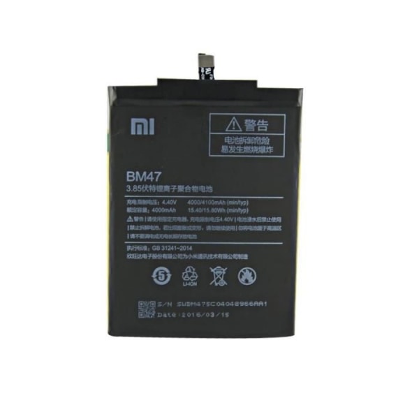 Batteri till Xiaomi Redmi 3 - BM47 - 4000 mAh