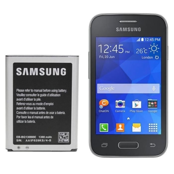 Batteri Original och officiell Samsung Galaxy Young-2 EB-BG130BBE