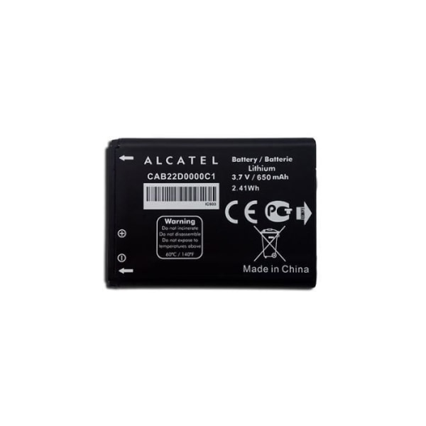 Original Alcatel CAB22D0000C1 batteri för Alcatel OT 2010, OT 2010X, OT 2010D