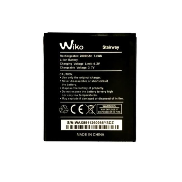 Batteri til Wiko Stairway - 2000mAh