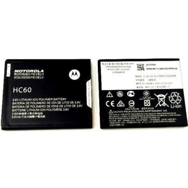 Batteri - Motorola - Moto C Plus - 4000mAh - Li-Pol - 3,8V